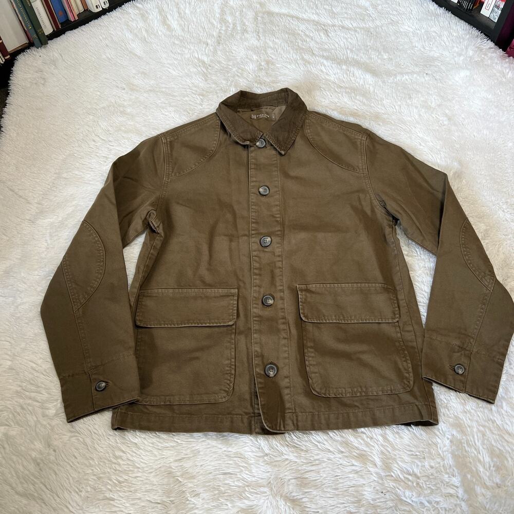 EVERLANE THE BARN JACKET BEECH COTTON CANVAS EVERLANE CHORE JACKET